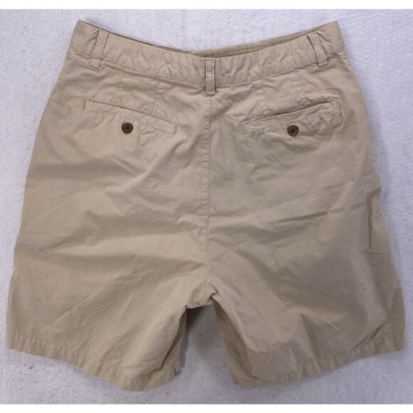 Tommy Bahama Mens Shorts 32 Khaki Tan Beige Chino Flat Front Casual Golf  9" - Picture 8 of 10